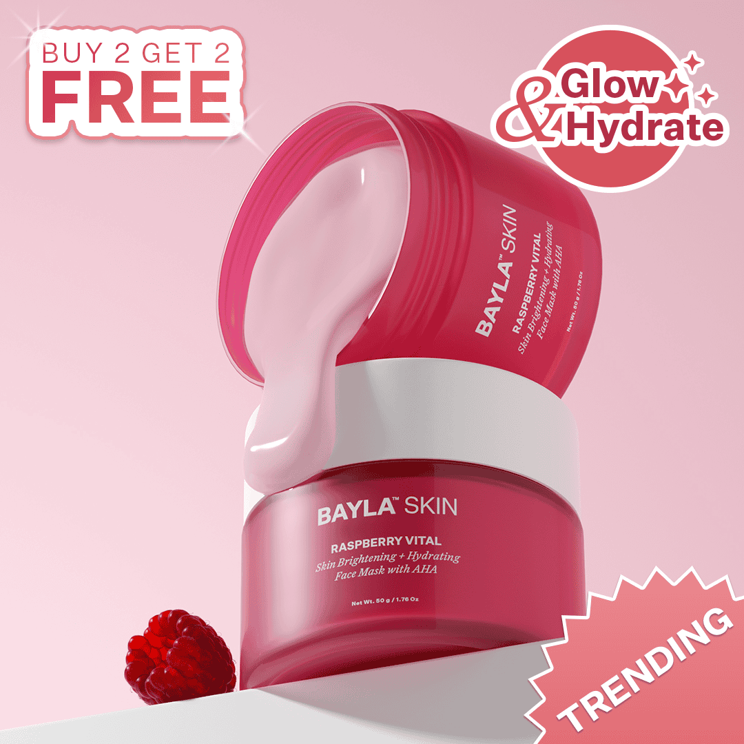 Raspberry & AHA Skin Brightening & Hydrating Face Mask