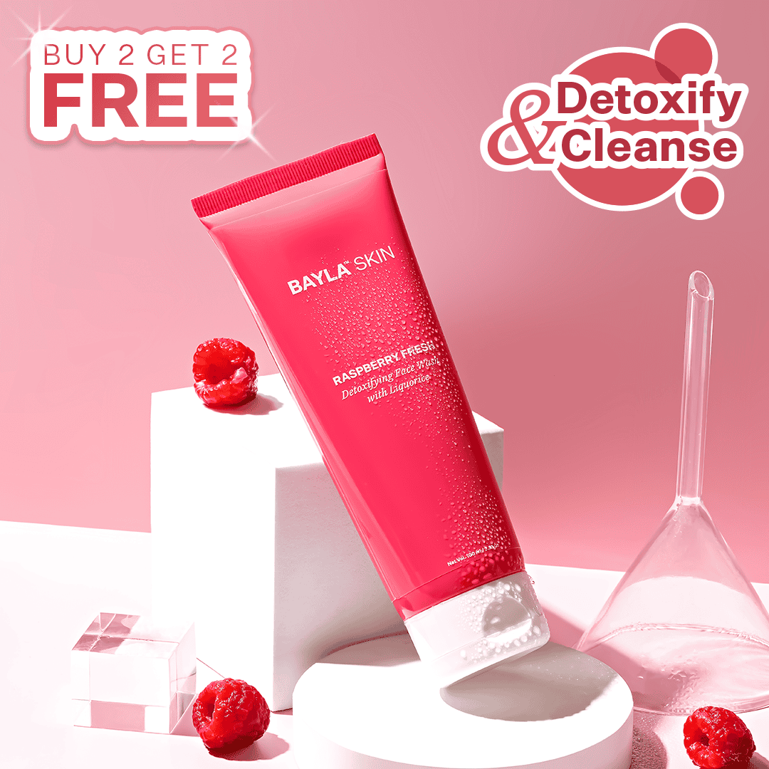 Raspberry & Liquorice Detoxifying Face Wash with Hyaluronic Acid