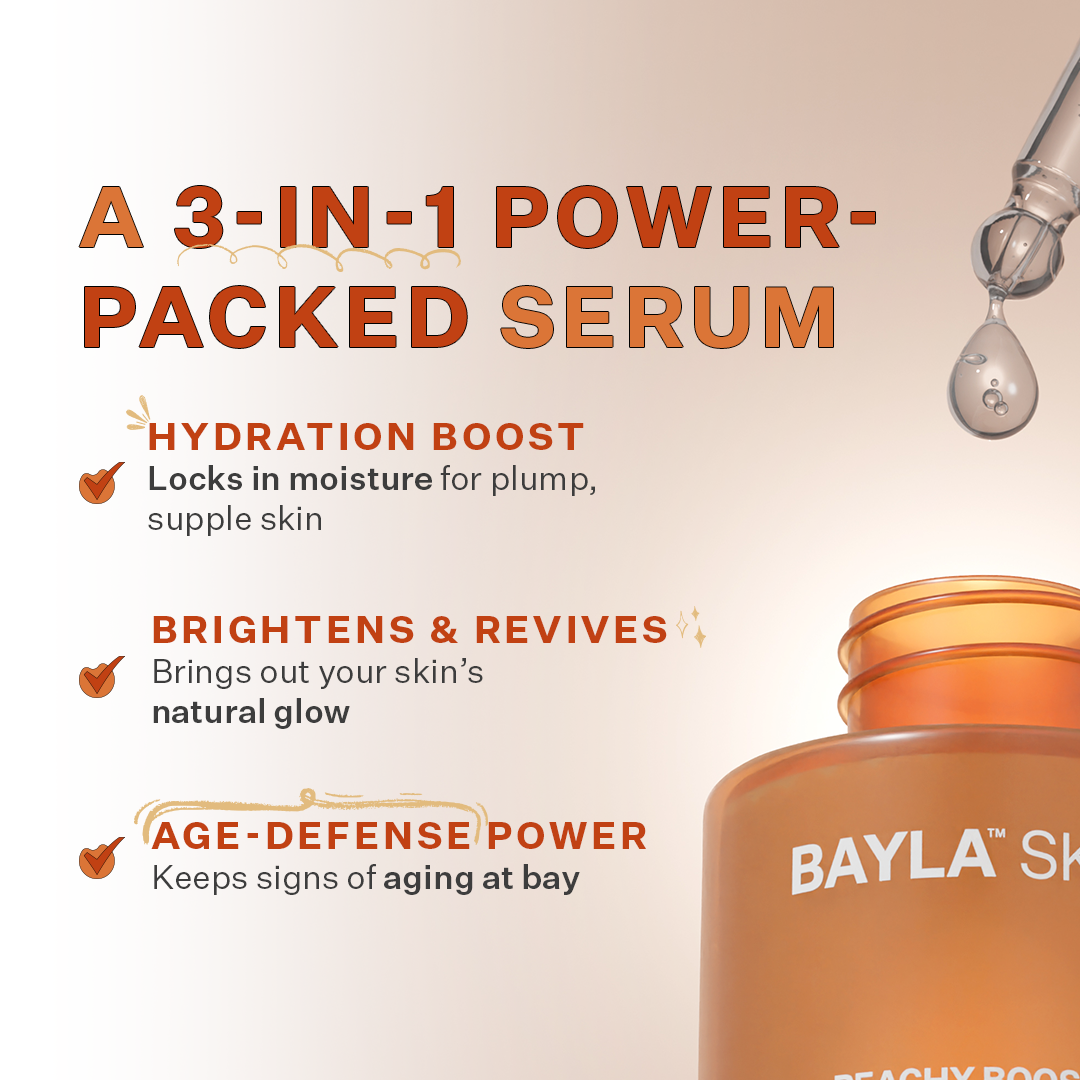 Peach & 2% Alpha Arbutin Triple-Action Face Serum