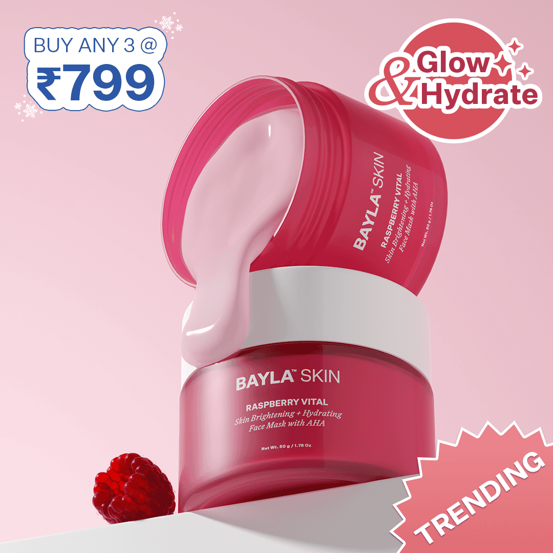 Raspberry & AHA Skin Brightening & Hydrating Face Mask