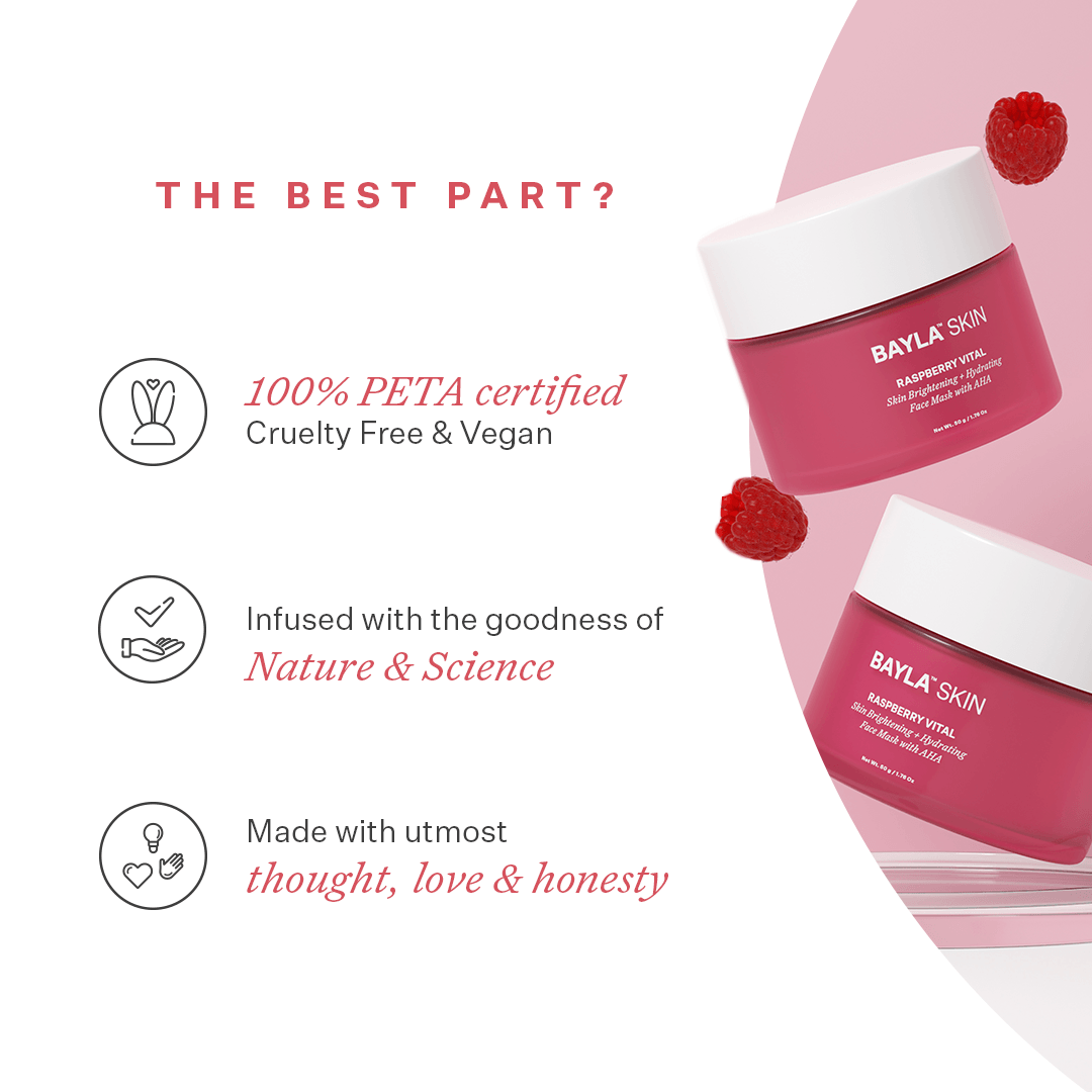 Raspberry Skin Patch Raspberry Skin-Brightening Face Mask for Glowing Skin
