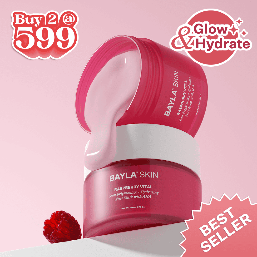 Raspberry & AHA Skin Brightening & Hydrating Face Mask